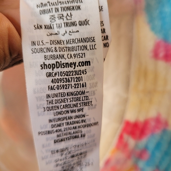 Disney spirit jersey Colorful Bucket Hat fuzzy fun bright One Size Walt Disney - Picture 7 of 8